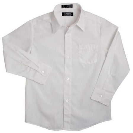 B-One - White Long Sleeve Button Down Toddler Boys Uniform Shirt 2T-4T ...