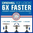 thumbnail image 6 of Dremel EZ406-02 EZ Lock 1-1/2" Metal Cut-Off Wheel and Mandrel Rotary Tool Accessory Starter Kit, 6 of 6