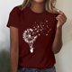 thumbnail image 2 of Blusas para las Mujeres Casual Impreso Cuello en V Manga Corta Suéter, Ligero Y Elegante Tops Cortos para las Mujeres, 2 of 4