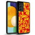 thumbnail image 4 of FKBRCL4U Compatible With Samsung Galaxy A14 5G Case, Red Gold Textured Design Pattern For Girl Ultra Protection Shockproof Soft Silicone TPU Non-Slip Back, 4 of 5