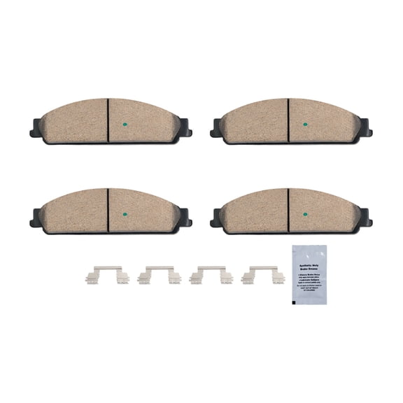 HUSCH Front Ceramic Brake Pads Kit D1070 Fit For Ford Five Hundred 2005-2007, For Freestyle 2005-2007