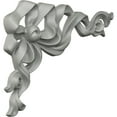 thumbnail image 2 of Ekena Millwork 5 7/8"W x 8 5/8"H x 3/4"P Versailles Small Ribbon with Bow Onlay, Right, 2 of 6