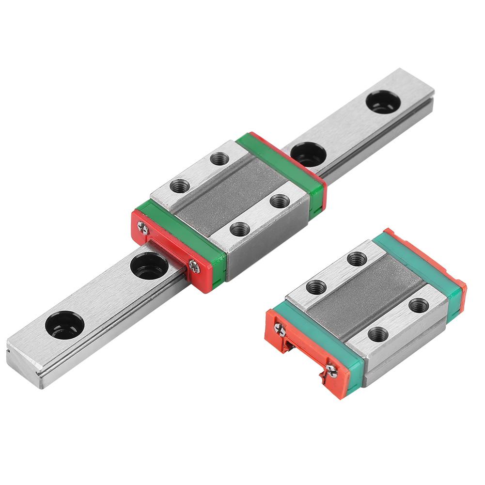Tebru Linear Slide Rail,MGN9B 100mm Linear Guide Rail 9mm Width with