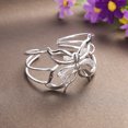 thumbnail image 4 of Moda con pulsera de mariposa de cristal de perforación de circonio Likrtyny Para estrenar, 4 of 6