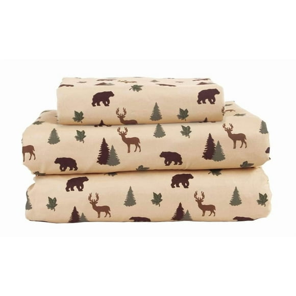 Juego de sábanas Beatrice Home Fashions Cozy Cabin Twin