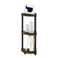 thumbnail image 6 of Furinno Turn-N-Tube 3-Tier Corner Display Rack Multipurpose Shelving Unit, Amber Pine/Black, 6 of 6