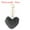Grey, variant on Faux Fur Pom Pom Keychain Artificial Cute Puff Ball Keychain Heart Fluffy Charm Plush Pendant Black