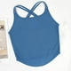 thumbnail image 5 of Top de poliéster para mujer, con tirantes de color liso y ventilación en el interior., 5 of 5
