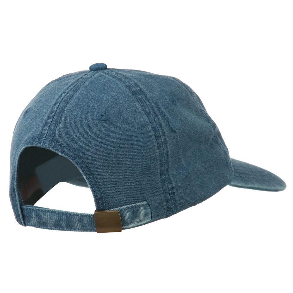 Texas State Bluebonnet Flower Embroidered Cap - Navy OSFM