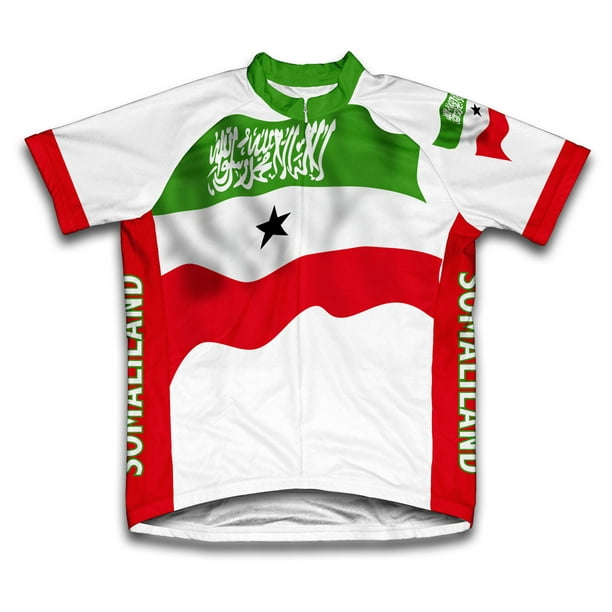 Somaliland Flag Short Sleeve Cycling Jersey for Women ...