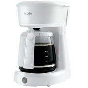 Mr. Coffee 12-Cup Coffee Maker Grab-a-Cup Auto Pause Easy Cleanup White (Used)