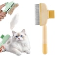 thumbnail image 1 of Peine for perros y gatos, cepillo for quitar el pelo de mascotas con dientes metálicos largos y cortos, cepillo for el cuidado de mascotas, 1 of 8