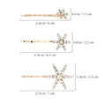 thumbnail image 2 of unbranded 5Ud Clips Laterales De Con Y Multicolor Perfectos Para Peinados Variados, 2 of 6