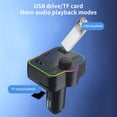thumbnail image 4 of Danhjin Wireless Charging Mp3 Player Can Be Inserted Into Usb Card Qc3.0 Fast Charging Voltage Monitoring Cool Lighting Car Bluetooth for Car Models, 4 of 8