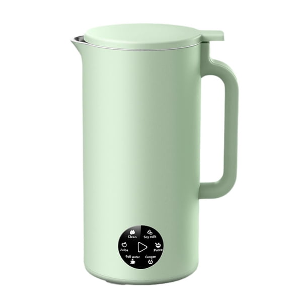 Exprimidor de leche de soja de 350 ml para hacer leche de frutos secos, ideal para viajes, picnics y cumpleaños. Verde