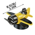 thumbnail image 3 of Deeceymbur Solar Powered Airplane Shaped Car Ornaments, 3 of 9