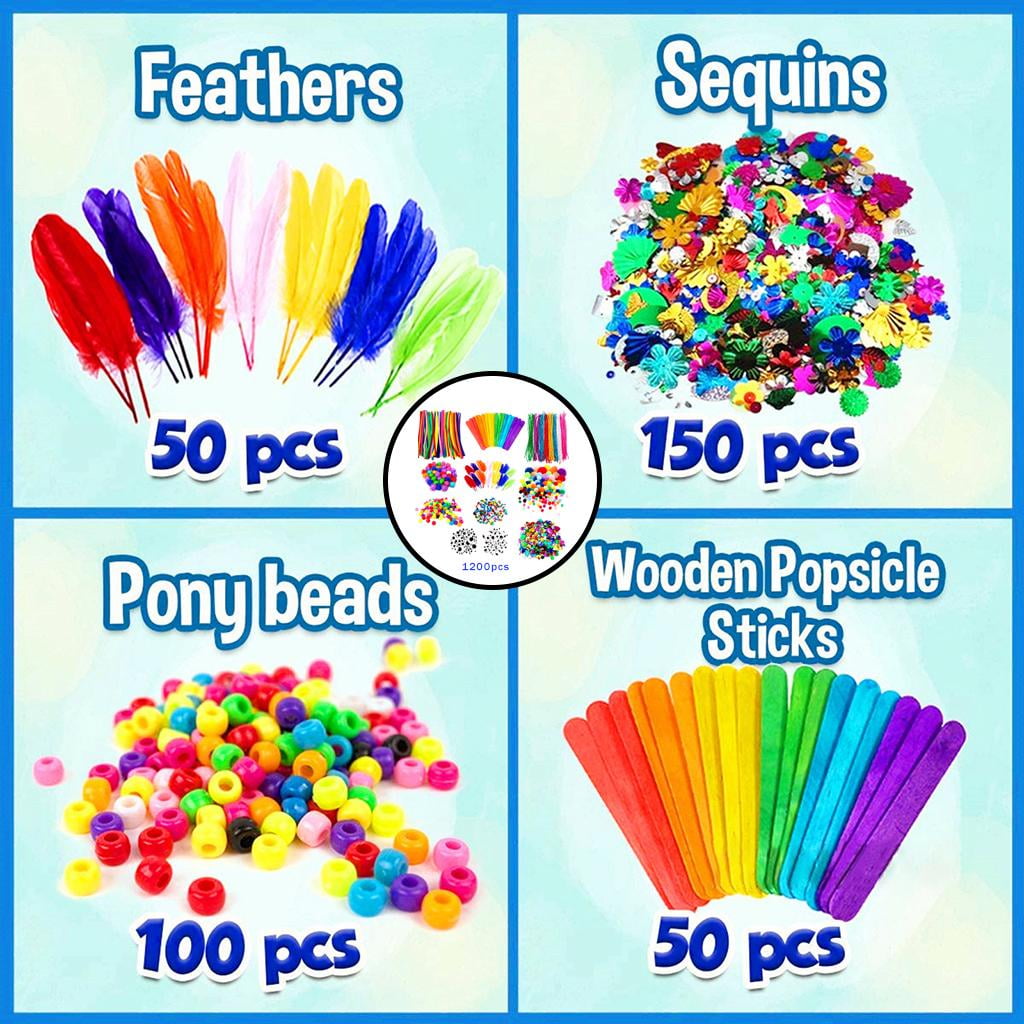 LeeQinersw Arts and Crafts Supplies for Kids Craft Art Supply Kit for Adults and Kids All in One Crafting School Homeschool Supplies Arts Set