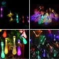 thumbnail image 5 of Deago Solar Powered String Lights 20ft 30 LED Water Drop Solar Waterproof Fairy Lights for Garden, Patio, Home, Parties, Christmas Decoration (Multicolor), 5 of 10