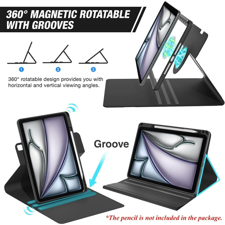 Apple iPad Pro 12.9 Case with Keyboard for 4th/5th/6th Gen