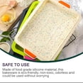 thumbnail image 3 of Silicone Bakeware with Handles Rectangular Baking with Handles Rectangular Home Pan Non-stick Baking Sheet Baking Tools for Home Restaurant Dessert Shop, 3 of 9