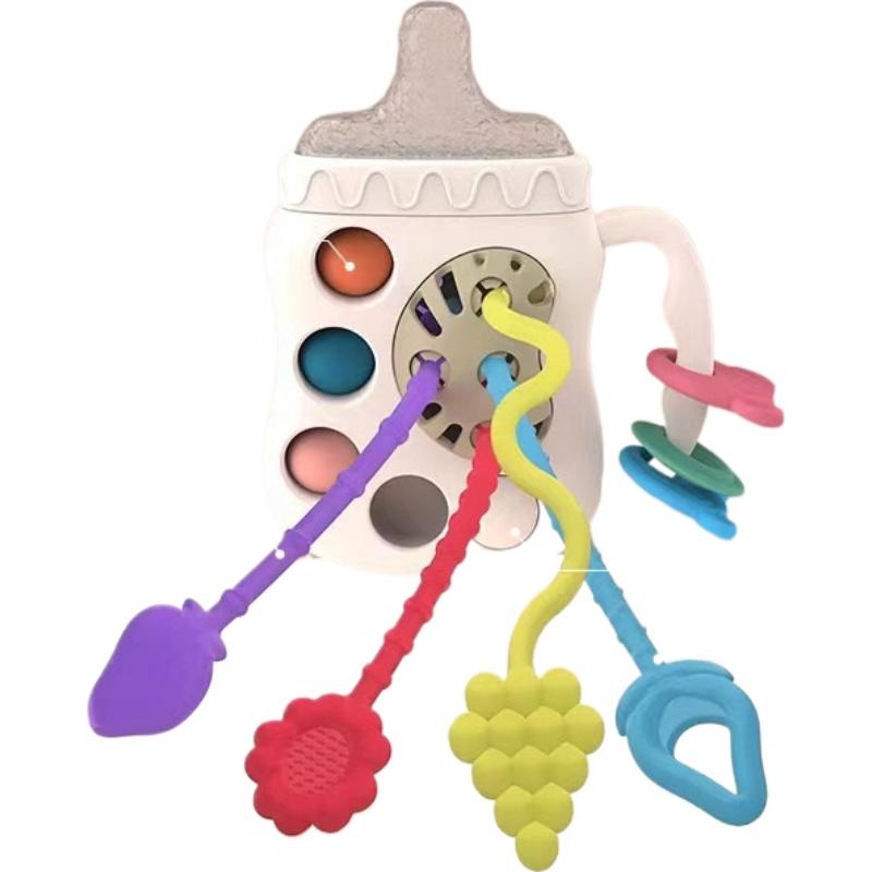Baby Bottle Pull-and-Play Toy 0-1 Years Early Learning Educational Toy For Children 6 Months