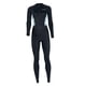 thumbnail image 5 of Traje de buceo para mujer, traje de neopreno con cremallera frontal, cuerpo completo, manga larga, traje de neopreno para uso bajo el agua. Negro S, 5 of 9