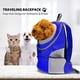 thumbnail image 2 of Mochila para perros, bolsa de transporte para perros, bolsa para perros, porta mascotas, S/xl, azul Feliz Sencillez, 2 of 5