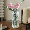 thumbnail image 5 of Uxgjfwu Glacier Vase Decorative Glass Centerpiece for Home Table Wedding Party Floor Decor, 5 of 6