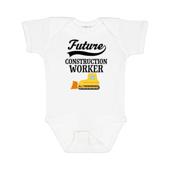 Inktastic Construction Worker Boys Future Boys Baby Bodysuit