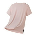 thumbnail image 3 of Men Summer Tops Men Long Sleeve Tops Pack Long Sleeve Shirt Spandex Short Casual Tech Shirts Slipper Open Toe Mens Comfort Tee Shirts Cute Athletic Workout Top Soft Shirt T Pink XL, 3 of 7