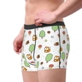 thumbnail image 2 of Uemuo Tree Squirrel Pattern Men's Boxer Briefs,Trunk Anti-Chafing,Comfortable, Durable, and Stylish Underwear-Small, 2 of 9