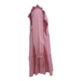 thumbnail image 4 of Vestido George Talla 10 Manga Larga Liso Bordado Olanes Rosa, 4 of 4
