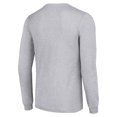 thumbnail image 3 of Men's Starter Heather Gray Chicago Blackhawks Shield Long Sleeve Graphic T-Shirt, 3 of 3