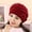 Wine, variant on Baseball Caps New Women Slouch Baggy Winter Warm Soft Knit Crochet Hat sun hats for women Hat for women
