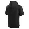 thumbnail image 3 of Men's Fanatics  Black Chicago Bulls Elements Ready Short Sleeve Pullover Hoodie, 3 of 3