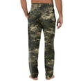 thumbnail image 5 of GrmtClth Mens Pajama Pants Lightweight Camo Graphic Bottoms Casual Elastic Waist Drawstring Lounge Pants Comfort Night Pants with Pockets and Button Fly Black XL, 5 of 8