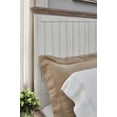 thumbnail image 3 of Beach Comber Full Panel Bed - Weathered White - Sand Top, 3 of 3