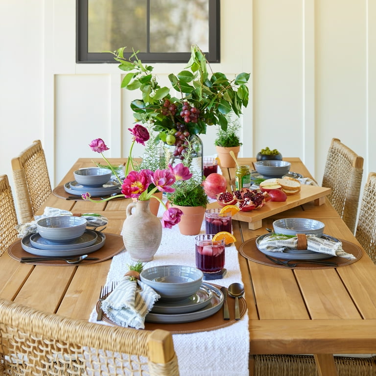 Better Homes & Gardens Chunky Woven Table Runner - White