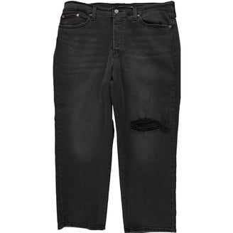 Levi's Dames 724 High Rise Straight jeans Blauw