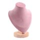 thumbnail image 2 of Exhibidor de collares y joyas, soporte para busto, cadena de terciopelo para colgantes S, 2 of 9
