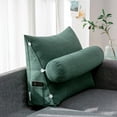 thumbnail image 1 of Cojín de sofá Almohada triangular simple Almohada extraíble y lavable Respaldo de sala de estar, 1 of 6