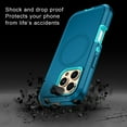 thumbnail image 4 of Petocase Magnetic For iPhone 16 Pro Case,Compatible with MagSafe Military-Grade Drop Protection Shockproof Protective Bumper Phone Cover for iPhone 16 Pro,Green, 4 of 7