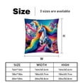 thumbnail image 5 of Robot Unicorn Attack Set with Unique Patterns - 16x16, 18x18, 20x20 Inches - Set of 2 for Living Room, Bedroom, and Office - Includes Throw Pillow Inserts and Chair, 5 of 6