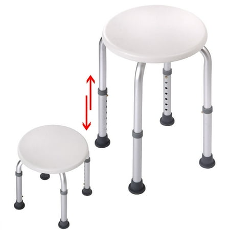 Medical Shower Seat Jaxpety Adjustable Shower Stool Tub Chair 7 Height Medical Tool-Free Assembly Bathtub Seat Bench for Safety and Stability ()