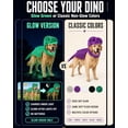 thumbnail image 7 of Pet Dinosaur Costume, Soft Plush T-Rex Skeleton Halloween Costume for Dogs | Cosplay Clothes for Medium & Large Dog and Cats Funny Adorable Glow-in-the-Dark Dino Outfits Big Breeds For Party Family, 7 of 7