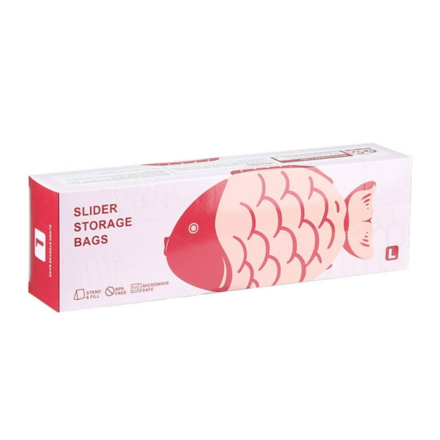 Red Food Grade Ziplock Sealed Storage Bags With Airtight Resealable Design, Multi-Size Set For Freezer, Refrigerator, Snacks And Leftovers