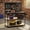 48" x 24" Black, variant on Demi Bonn 32" x 16" Workbench Work Table with 2 PCs Pegboard Drawer and Shelves, 4-Tier Heavy Duty Metal Tool Storage Bench for Garage, Workshop, Black