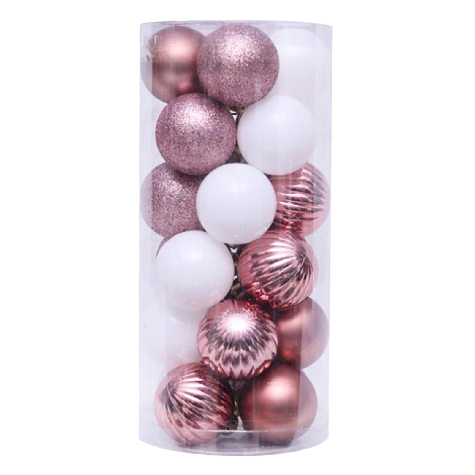 Details about   24PCS Christmas  Tree Balls Baubles Glitter Hanging Party Ornaments Home Decor 