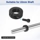 thumbnail image 4 of Uxcell 2-Pack Abrazadera de Eje de Corte Simple 22mm Bore 42mm OD, 15mm Grosor Abrazaderas de Eje de Acero 45 [Negro], 4 of 6