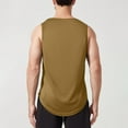 thumbnail image 5 of Ramiter Sleeveless Tops for Men Men's Workout Tank Tops Sleeveless Gym Shirts Bodybuilding Fitness Muscle Tee Shirts Khaki,3XL, 5 of 6